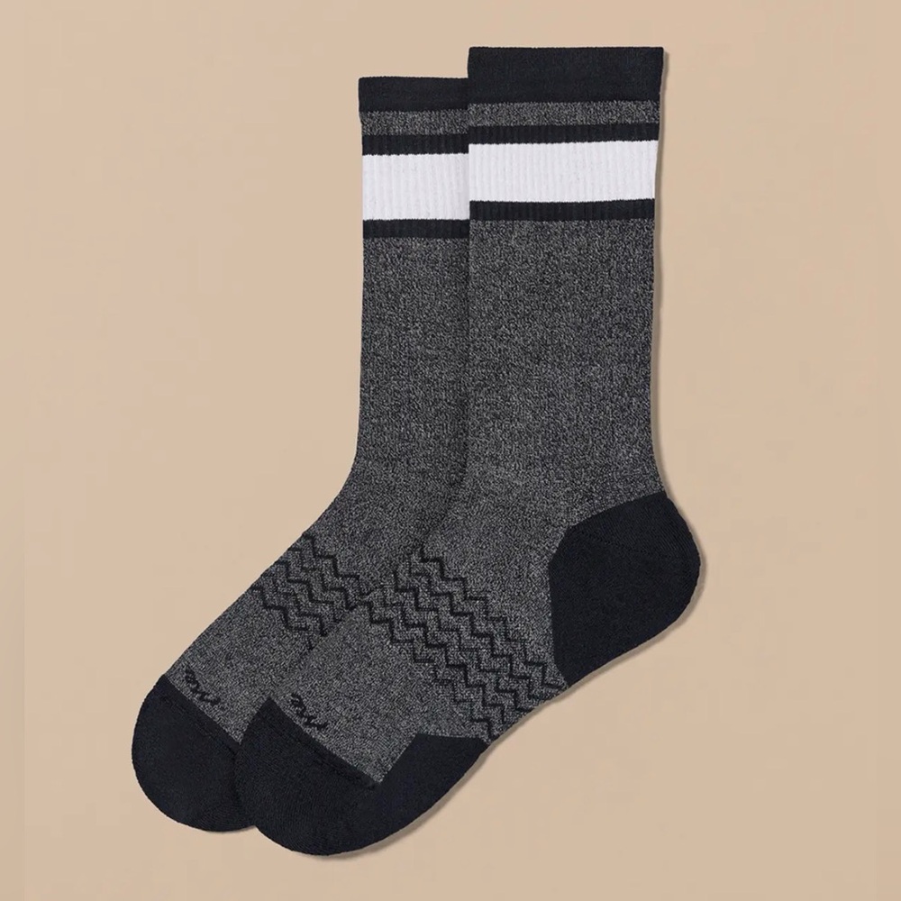MeUndies Women's Essential Crew Sock Bundle - Blue, Black/Gray, Olive (NWT) - Picture 5 of 7